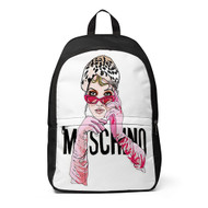 Onyourcases moschino Custom Backpack Unisex Personalized Waterproof Travel Bag School Bag Work Bag Laptop Lunch Office Book Fabric Backpack