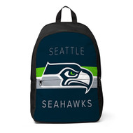 Onyourcases seattle seahawks Custom Backpack Unisex Personalized Waterproof Travel Bag School Bag Work Bag Laptop Lunch Office Book Fabric Backpack