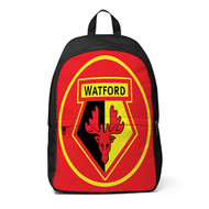 Onyourcases Watford FC Custom Backpack Unisex Personalized Waterproof Travel Bag School Bag Work Bag Laptop Lunch Office Book Fabric Backpack