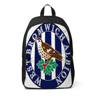 Onyourcases West Brom FC Custom Backpack Unisex Personalized Waterproof Travel Bag School Bag Work Bag Laptop Lunch Office Book Fabric Backpack