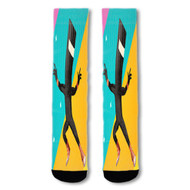 Onyourcases Runner3 Custom Socks Sublimation Printed Sports Elite Socks Top Polyester Bottoms Brand New Gymnastic Running Yoga School Basketball Skatebording Spandex Awesome