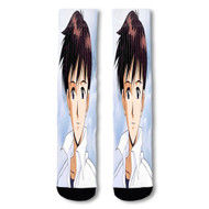 Onyourcases Shinji Ikari Evangelion Custom Socks Sublimation Printed Sports Elite Socks Top Polyester Bottoms Brand New Gymnastic Running Yoga School Basketball Skatebording Spandex Awesome