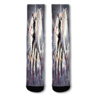 Onyourcases Super Smash Bros 4 Bayonetta Custom Socks Sublimation Printed Sports Elite Socks Top Polyester Bottoms Brand New Gymnastic Running Yoga School Basketball Skatebording Spandex Awesome