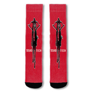 Onyourcases Texas Tech Red Raiders 2 Custom Socks Sublimation Printed Sports Elite Socks Top Polyester Bottoms Brand New Gymnastic Running Yoga School Basketball Skatebording Spandex Awesome