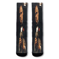 Onyourcases The Godfather WIth Cat Custom Socks Sublimation Printed Sports Elite Socks Top Polyester Bottoms Brand New Gymnastic Running Yoga School Basketball Skatebording Spandex Awesome