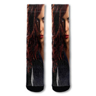 Onyourcases Black Widow Scarlett Johansson Custom Socks Sublimation Printed Sports Elite Socks Top Polyester Bottoms Brand New Gymnastic Running Yoga School Basketball Skatebording Spandex Awesome