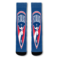 Onyourcases FC Dallas Custom Socks Sublimation Printed Sports Elite Socks Top Polyester Bottoms Brand New Gymnastic Running Yoga School Basketball Skatebording Spandex Awesome