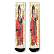 Onyourcases Quavo Migos Custom Socks Sublimation Printed Sports Elite Socks Top Polyester Bottoms Brand New Gymnastic Running Yoga School Basketball Skatebording Spandex Awesome