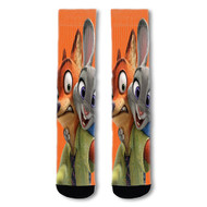 Onyourcases Zootopia Custom Socks Sublimation Printed Sports Elite Socks Top Polyester Bottoms Brand New Gymnastic Running Yoga School Basketball Skatebording Spandex Awesome