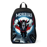 Onyourcases Morbius The Living Vampire Custom Backpack Unisex Personalized Top Waterproof Travel Bag School Bag Work Bag Laptop Lunch Office Book Fabric Backpack