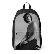 Onyourcases Adam Driver Custom Backpack Unisex Personalized Top Waterproof Awesome Travel Bag School Bag Work Bag Laptop Lunch Office Book Fabric Backpack