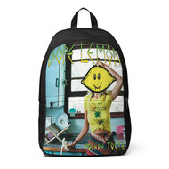 Onyourcases Dope Lemon Custom Backpack Unisex Personalized Top Waterproof Awesome Travel Bag School Bag Work Bag Laptop Lunch Office Book Fabric Backpack