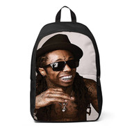 Onyourcases Lil Wayne Smoke Custom Backpack Unisex Personalized Waterproof Awesome Brand Travel Bag School Bag Work Bag Laptop Lunch Office Book Fabric Backpack