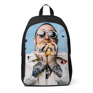 Onyourcases Mac Miller Custom Backpack Unisex Personalized Waterproof Awesome Brand Travel Bag School Bag Work Bag Laptop Lunch Office Book Fabric Backpack