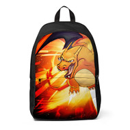 Onyourcases pokemon charizard Custom Backpack Unisex Personalized Waterproof Awesome Brand Travel Bag School Bag Work Bag Laptop Lunch Office Book Fabric Backpack