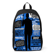 Onyourcases Sterling Archer Quotes Custom Backpack Unisex Personalized Waterproof Awesome Brand Travel Bag School Bag Work Bag Laptop Lunch Office Book Fabric Backpack