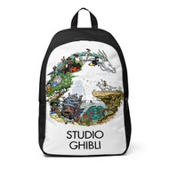 Onyourcases Studio Ghibli Tribute Custom Backpack Unisex Personalized Waterproof Awesome Brand Travel Bag School Bag Work Bag Laptop Lunch Office Book Fabric Backpack