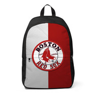 Onyourcases Boston Red Sox MLB Custom Backpack Unisex Personalized Waterproof Awesome Nice Travel Bag Brand School Bag Work Bag Laptop Lunch Office Book Fabric Backpack