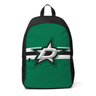 Onyourcases Dallas Stars NHL Custom Backpack Unisex Personalized Waterproof Awesome Nice Travel Bag Brand School Bag Work Bag Laptop Lunch Office Book Fabric Backpack