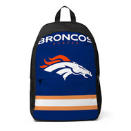 Onyourcases Denver Broncos NFL Custom Backpack Unisex Personalized Waterproof Awesome Nice Travel Bag Brand School Bag Work Bag Laptop Lunch Office Book Fabric Backpack