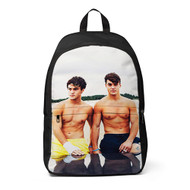 Onyourcases Dolan Twins Shirtless Custom Backpack Unisex Personalized Waterproof Awesome Nice Travel Bag Brand School Bag Work Bag Laptop Lunch Office Book Fabric Backpack