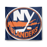 Onyourcases New York Islanders NHL Custom Printed Silk Fabric Tapestry Indoor Wall Decor Art Hanging Home Arts Decorative Wall Painting