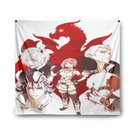 Onyourcases Rage of Bahamut Virgin Soul Custom Printed Silk Fabric Tapestry Indoor Wall Decor Art Hanging Home Arts Decorative Wall Painting