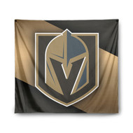 Onyourcases Vegas Golden Knights NHL Custom Printed Silk Fabric Tapestry Indoor Wall Decor Art Hanging Home Arts Decorative Wall Painting