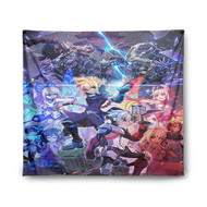 Onyourcases Armed Blue Gunvolt Custom Printed Silk Fabric Tapestry Indoor Wall Decor Art Hanging Home Decorative Wall Painting