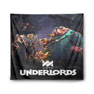 Onyourcases Dota Underlords Custom Printed Silk Fabric Tapestry Indoor Wall Decor Art Hanging Home Decorative Wall Painting