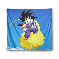 Onyourcases goku child Custom Printed Silk Fabric Tapestry Indoor Wall Decor Art Hanging Home Decorative Wall Painting