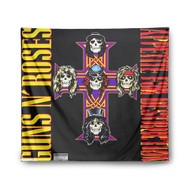 Onyourcases Guns N Roses Appetite For Destruction Custom Printed Silk Fabric Tapestry Indoor Wall Decor Art Hanging Home Decorative Wall Painting