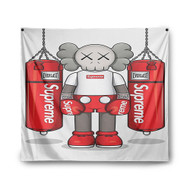 Onyourcases Kaws Supreme Custom Printed Silk Fabric Tapestry Indoor Wall Decor Art Hanging Home Decorative Wall Painting