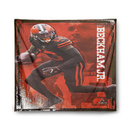 Onyourcases Odell Beckham Jr Cleveland Browns NFL Custom Printed Silk Fabric Tapestry Indoor Wall Decor Art Hanging Home Decorative Wall Painting