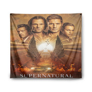 Onyourcases Supernatural Season 15 Custom Printed Silk Fabric Tapestry Indoor Wall Decor Art Hanging Home Decorative Wall Painting