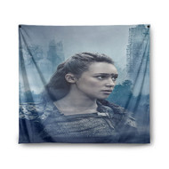 Onyourcases Commander Lexa The 100 Custom Printed Silk Fabric Tapestry Indoor Wall Decor Art Hanging Home Decorative Wall Painting Background Backdrop