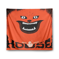 Onyourcases Hausu Custom Printed Silk Fabric Tapestry Indoor Wall Decor Art Hanging Home Decorative Wall Painting Background Backdrop