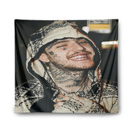 Onyourcases Lil Peep Custom Printed Silk Fabric Tapestry Indoor Wall Decor Art Hanging Home Decorative Wall Painting Background Backdrop