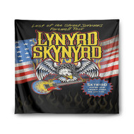 Onyourcases Lynyrd Skynyrd Last of the Street Survivors Farewell Tour Custom Printed Silk Fabric Tapestry Indoor Wall Decor Art Hanging Home Decorative Wall Painting Background Backdrop