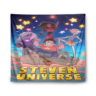 Onyourcases Steven Universe Custom Printed Silk Fabric Tapestry Indoor Wall Decor Art Hanging Home Decorative Wall Painting Background Backdrop