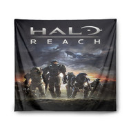 Onyourcases Halo Reach Custom Printed Silk Fabric Tapestry Indoor Room Wall Decor Art Hanging Home Decorative Wall Painting Background Backdrop