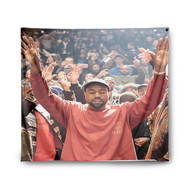 Onyourcases I Feel Like Pablo Kanye West Custom Printed Silk Fabric Tapestry Indoor Room Wall Decor Art Hanging Home Decorative Wall Painting Background Backdrop