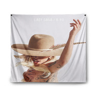 Onyourcases Lady Gaga A Yo Music Custom Printed Silk Fabric Tapestry Indoor Room Wall Decor Art Hanging Home Decorative Wall Painting Background Backdrop