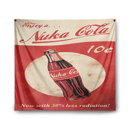 Onyourcases Nuka Cola Custom Printed Silk Fabric Tapestry Indoor Room Wall Decor Art Hanging Home Decorative Wall Painting Background Backdrop