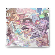 Onyourcases Steven Universe All Friends Custom Printed Silk Fabric Tapestry Indoor Room Wall Decor Art Hanging Home Decorative Wall Painting Background Backdrop