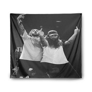 Onyourcases Suicideboys Custom Printed Silk Fabric Tapestry Indoor Room Top Wall Decor Art Hanging Home Decorative Wall Painting Background Backdrop