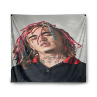 Onyourcases Lil Pump Custom Printed Silk Fabric Tapestry Indoor Room Top Wall Decor Art Hanging Home Decorative Wall Painting Background Backdrop