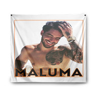 Onyourcases Maluma Cover Custom Printed Silk Fabric Tapestry Indoor Room Top Wall Decor Art Hanging Home Decorative Wall Painting Background Backdrop