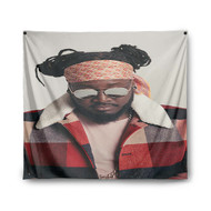 Onyourcases T Pain Custom Printed Silk Fabric Tapestry Indoor Room Top Wall Decor Art Hanging Home Decorative Wall Painting Background Backdrop