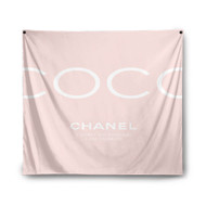 Onyourcases Coco 32 Chanel Custom Printed Silk Fabric Tapestry Indoor Room Top Wall Decor Art Hanging Home Decorative Wall Painting Background Backdrop